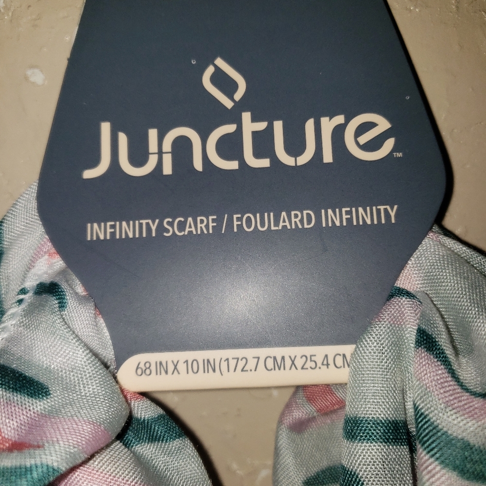 Juncture Striped Infinity Scarf - Picture 2 of 2
